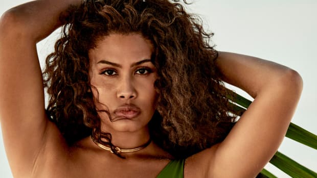 Leyna Bloom SI Swimsuit in green one piece